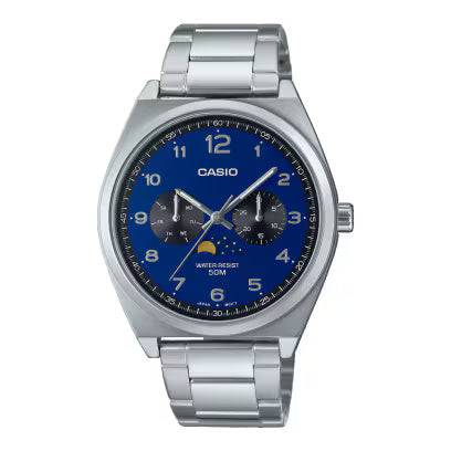 Casio Stainless Steel Silver Men Watch A2173 MTP-M300D-2AVDF