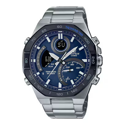 Casio Edifice Silver Men's Watch EX555 ECB-950DB-2ADF