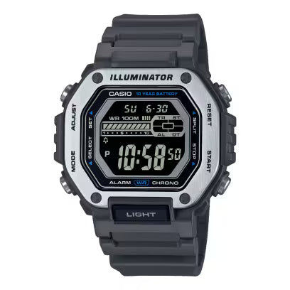 Casio Youth Grey Men Watch D302 MWD-110H-8BVDF