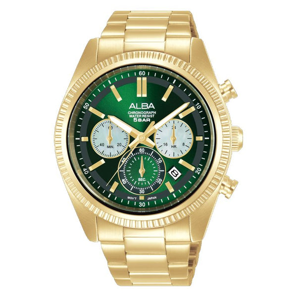 Alba AT3K12X1 Mens 42mm Stainless Steel Watch
