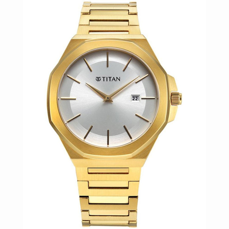 Titan Golden 90167YM01 Watch