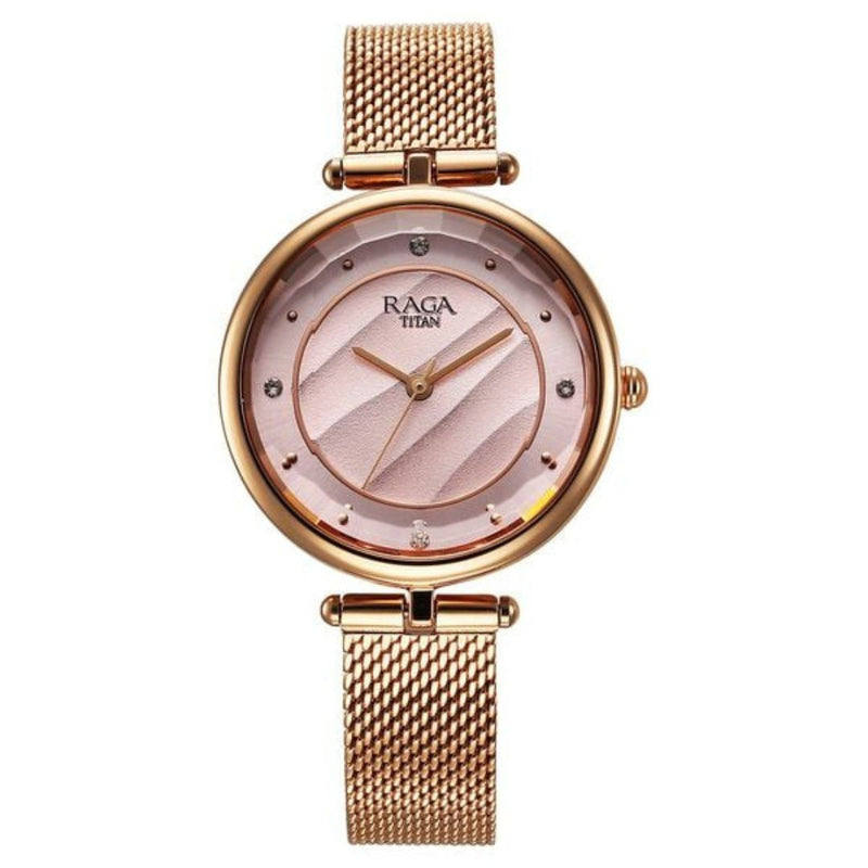 Rose Gold 2773WM01 Titan Watch