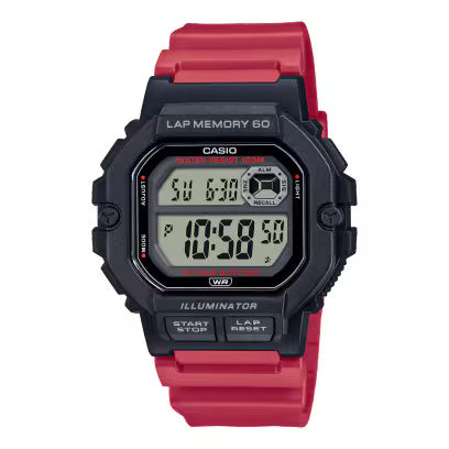 Casio Youth-Digital Red Unisex Watch WS-1400H-4AVDF D272