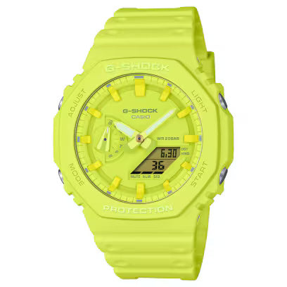 Casio G-Shock Yellow Men's Watch G1523 GA-2100-9A9DR