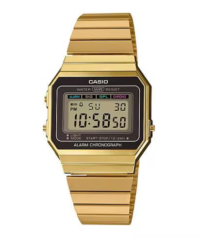 Casio Vintage Gold Unisex Watch D198 A700WG-9ADF