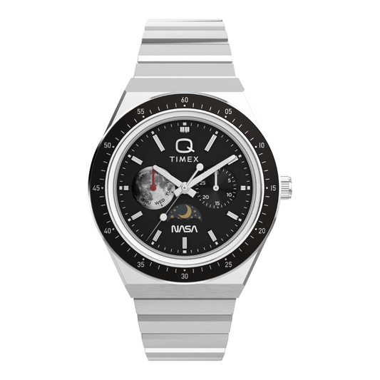 Timex Q X NASA Silver Men Watch TW2Y56700UJ