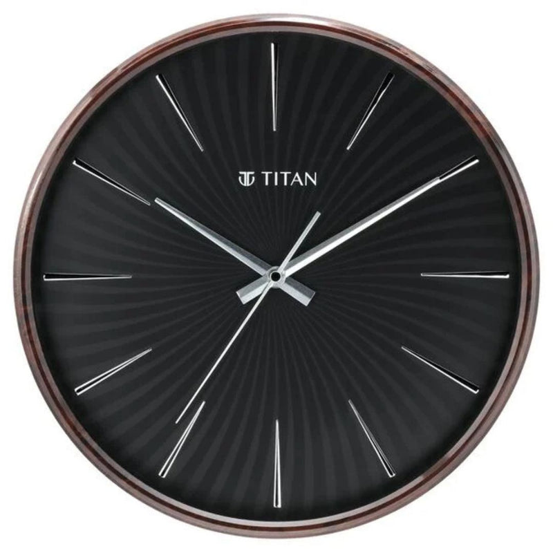 Titan NSW0013PA01 Black Wall Clock
