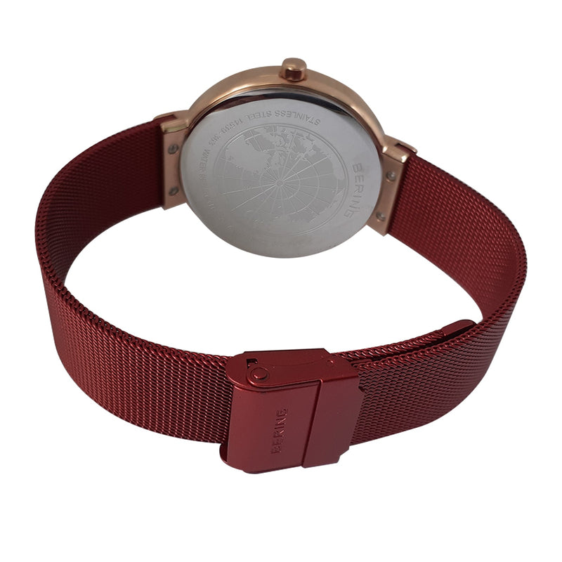 Mens Red Analogue Bering Watch 14539-363