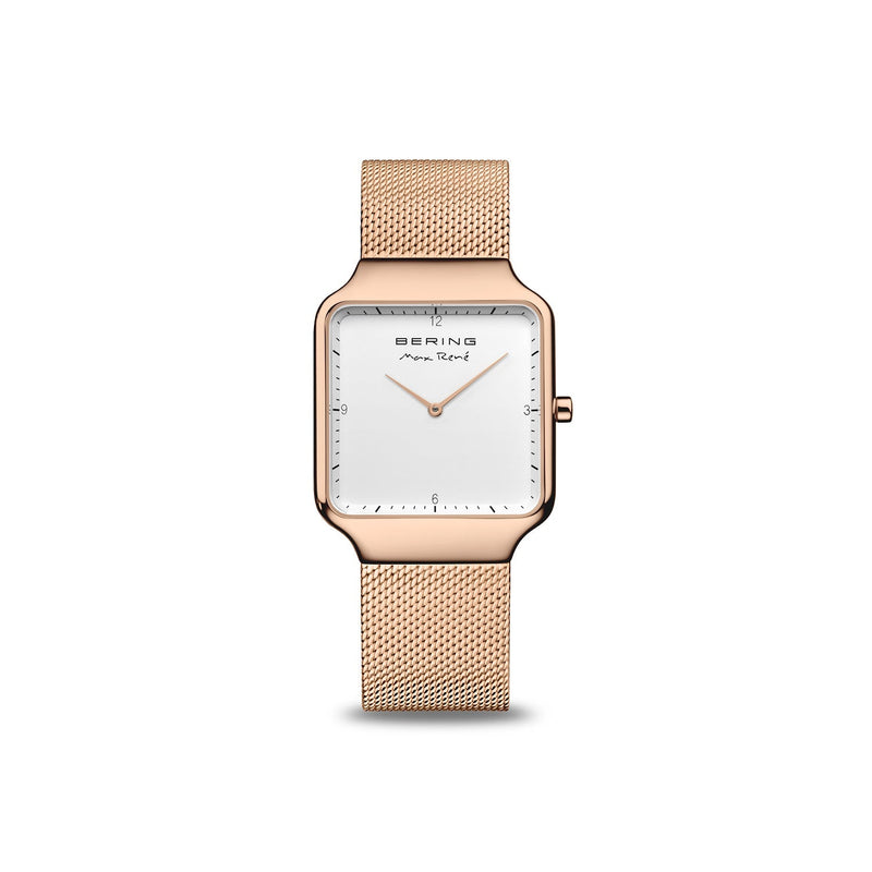 Womens Rose Gold Analogue Bering Max Rene Watch 15832-364