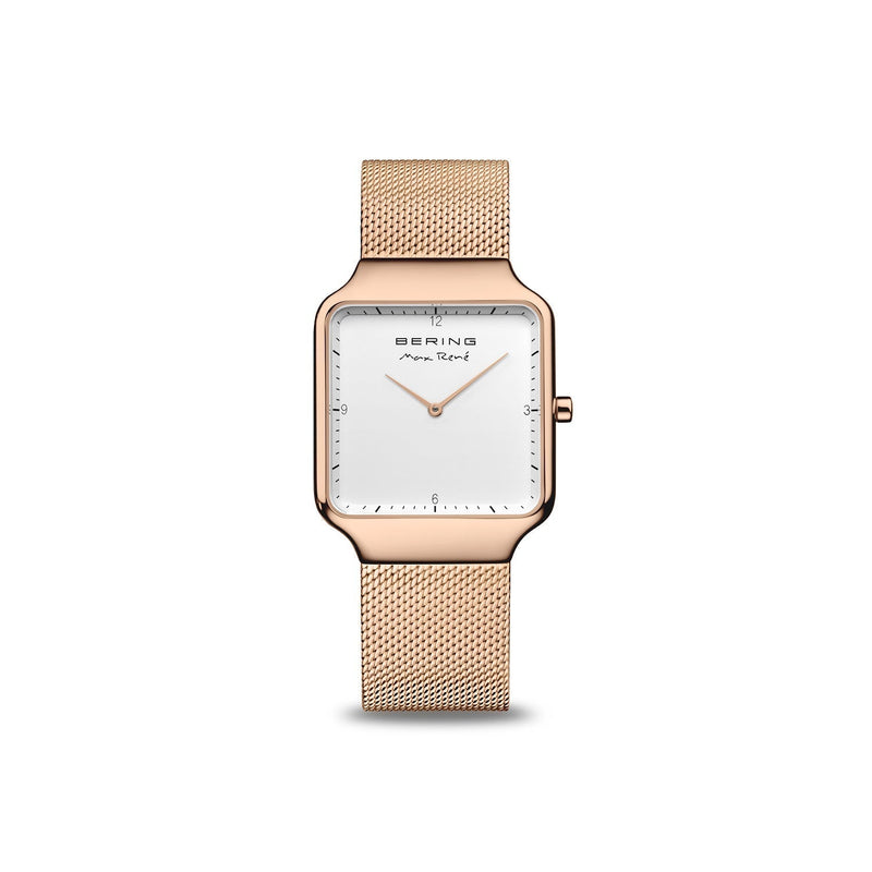 Womens Rose Gold Analogue Bering Max Rene Watch 15832-364