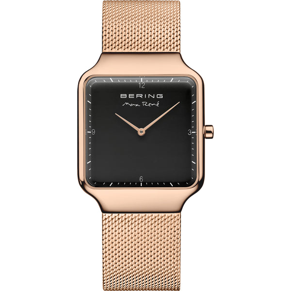 Womens Rose Gold Analogue Bering Max Rene Watch 15832-362