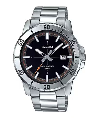 Casio Silver A1734 Mens Watch