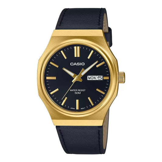 Casio Enticer Gold Dial Men Watch A2420 MTP-E735GL-1AVDF