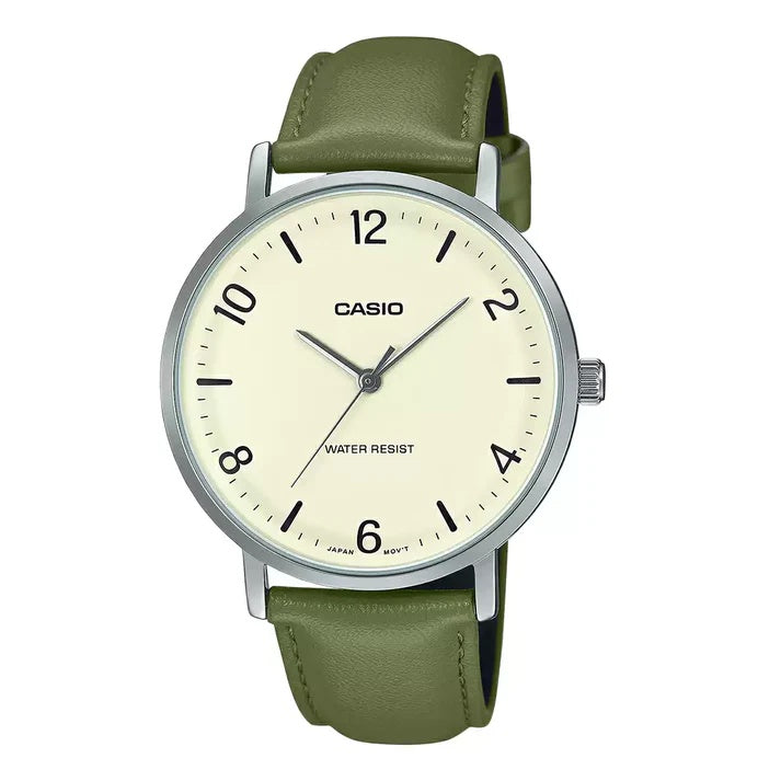 Casio Enticer White Dial Men Watch A2409 MTP-VT03L-7BDF