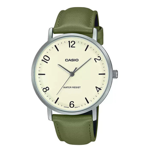 Casio Enticer White Dial Men Watch A2409 MTP-VT03L-7BDF