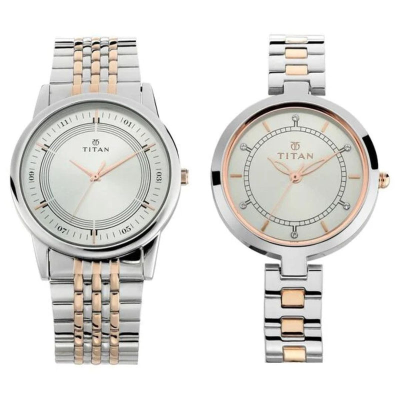 Titan NT17732603KM01 Couple Watch