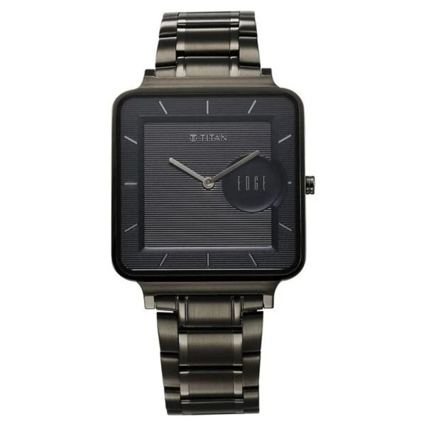 Titan Edge Black NT10017QM01 Watch