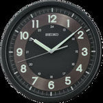Black dial clock with lumibrite markers, QXA628K