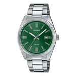 Casio Enticer Green Dial Men Watch A2262 MTP-1302PD-3AVEF