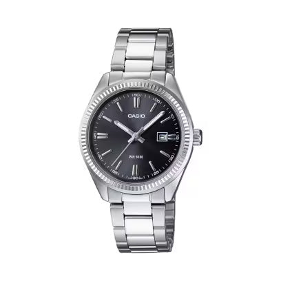 Casio Enticer Black Dial Women Watch A1535 LTP-1302D-1A1VDF
