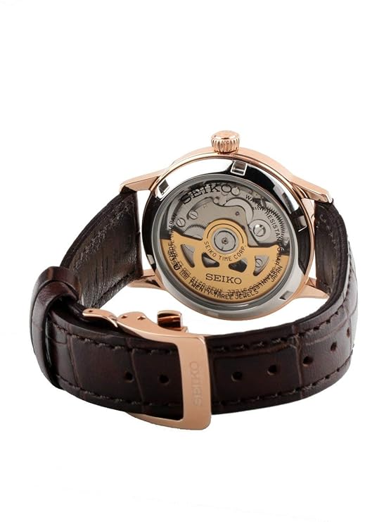 Womens Automatic Rose Gold Seiko Prestige Watch SRP852J1