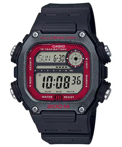 Casio Red Dial I117 Watch