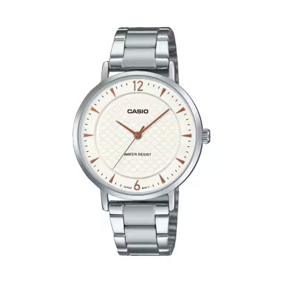 Casio Enticer White Dial Women Watch A2431 LTP-VT04D-7ADF