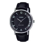 Casio Enticer Black Dial Men Watch A2408 MTP-VT03L-1BDF