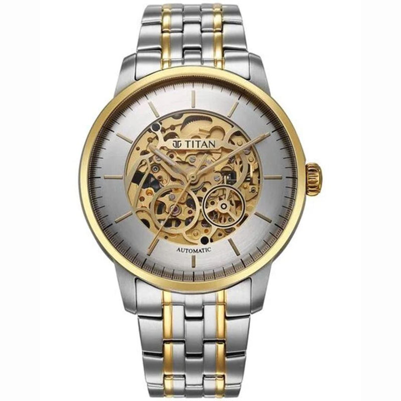 Titan 90110BM01 Golden Heart Watch