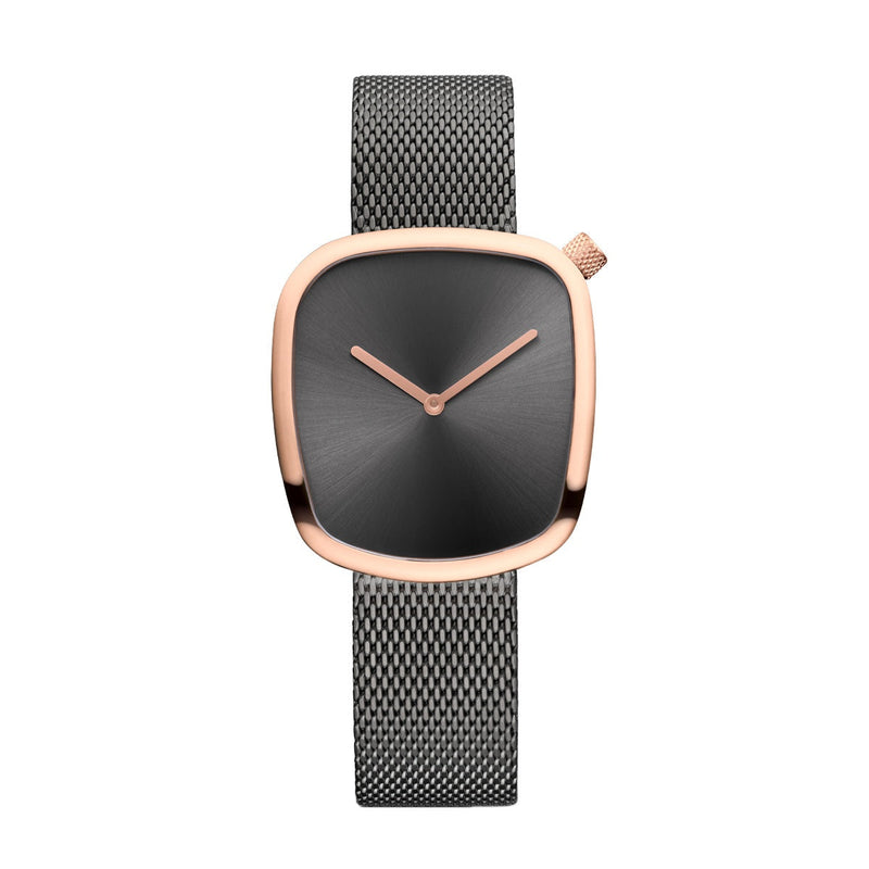 Womens Pebble Grey Analog Watch by Bering, 18034-369