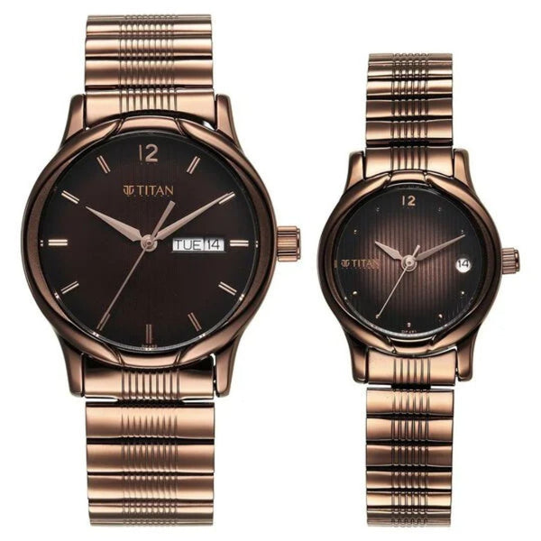 Glossy NT15802490QM01 Titan Watch