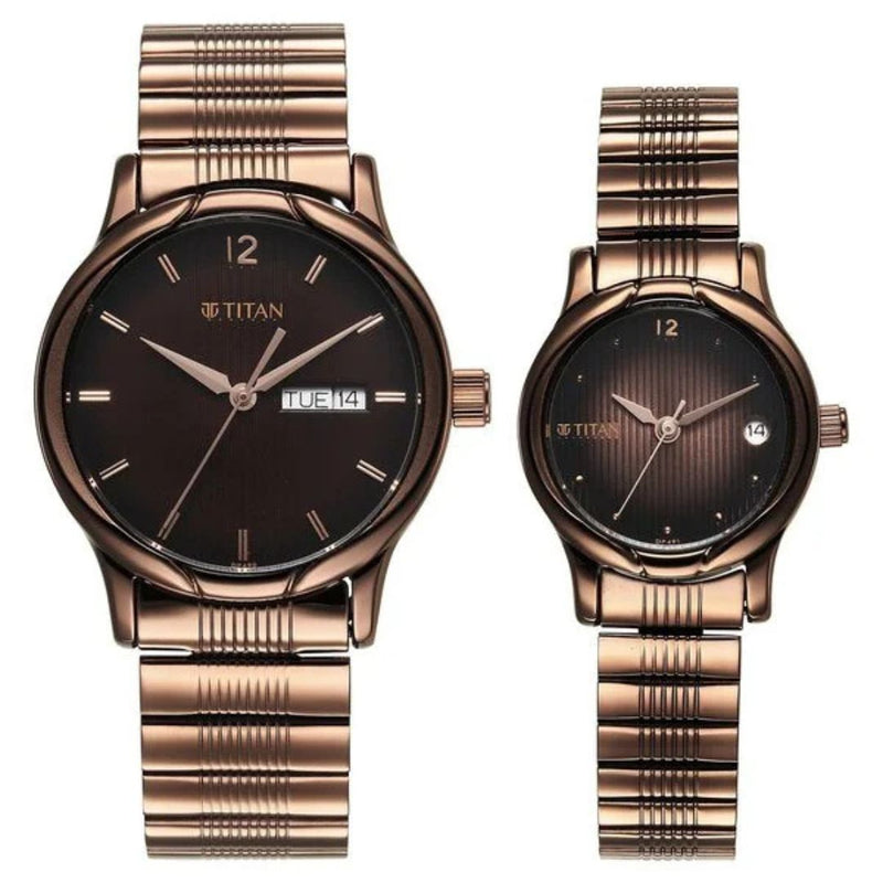 Glossy NT15802490QM01 Titan Watch