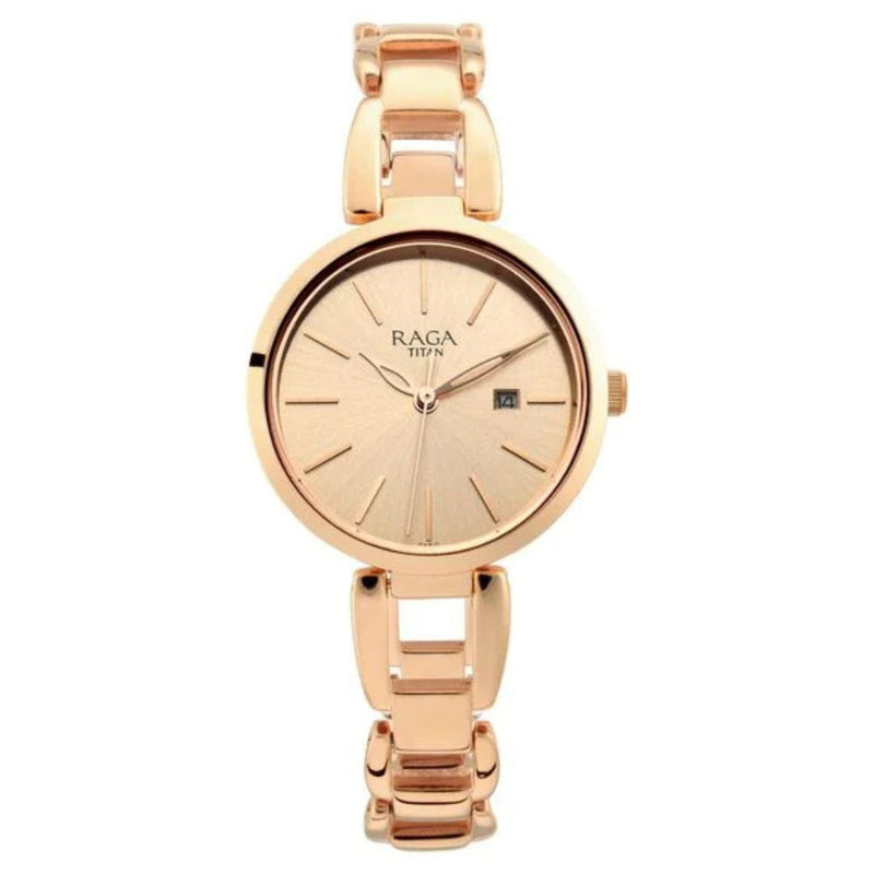 Rose Gold NT2642WM01 Titan Watch
