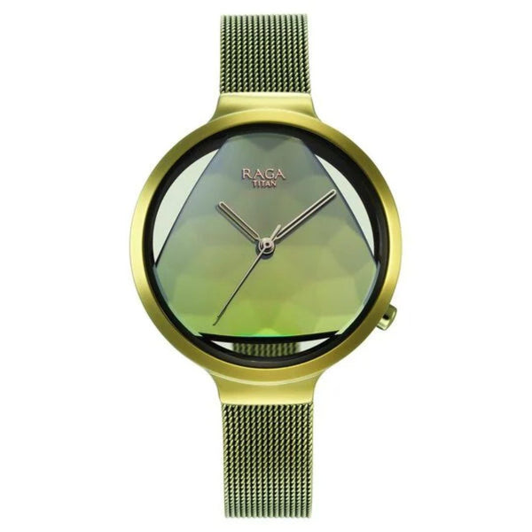 Green NT95134QM01 Raga Titan Watch