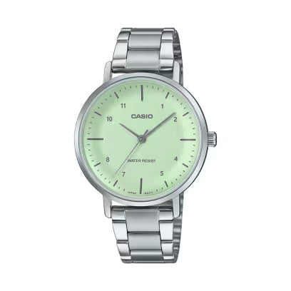 Casio Enticer Green Women Watch A2422 LTP-VT03D-3BDF