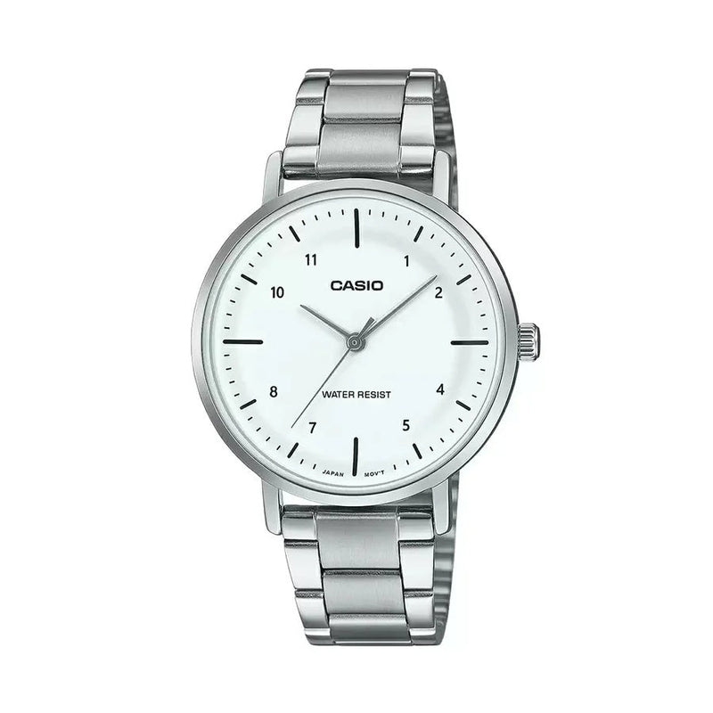 Casio A2424 Silver Womens Watch