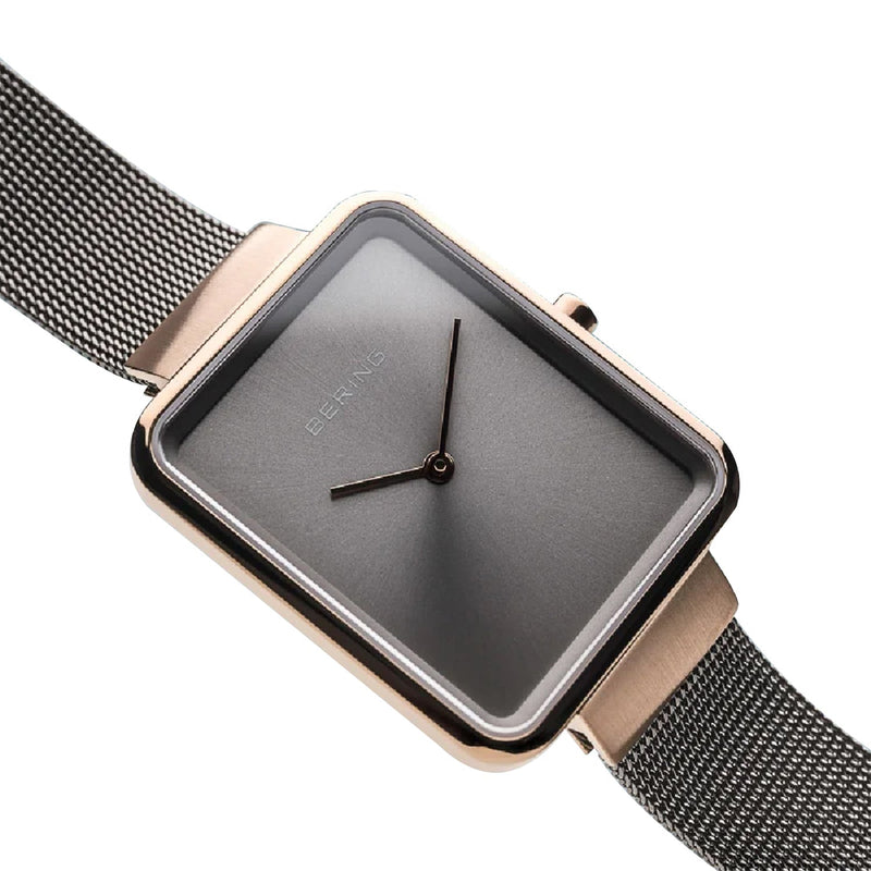 Womens Bering Grey Analogue Watch, 14528-369