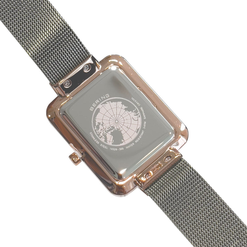 Womens Bering Grey Analogue Watch, 14528-369