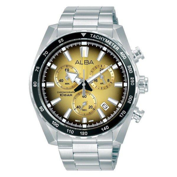 AX7005X1 Chronograph Watch in Metallic Gold