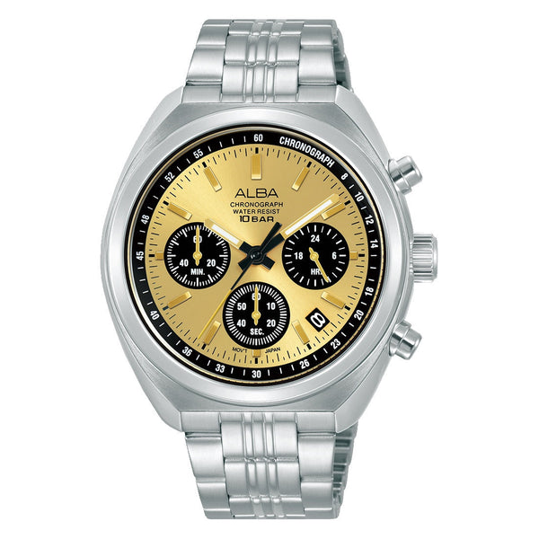 Mens 42 mm Alba Active Quartz Chronograph AT3K01X1