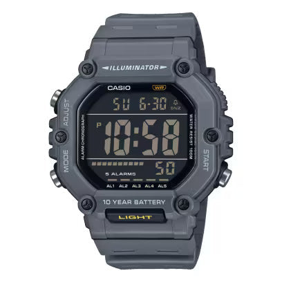 Casio Youth Digital Grey Dial Men’s Watch – AE-1600H-8BVDF (D387)
