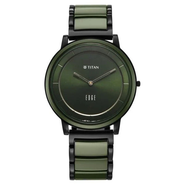Titan Green 1878KD05 Stylish Watch