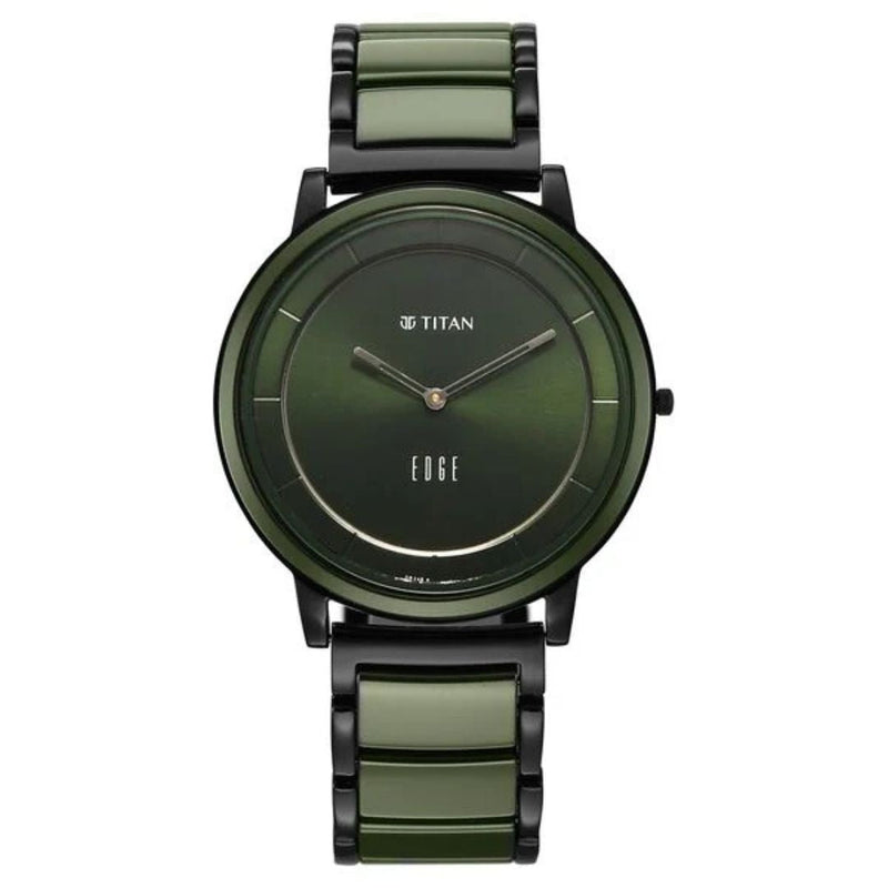Titan Green 1878KD05 Stylish Watch