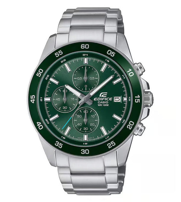 Casio Edifice ED614 Green Dial Watch