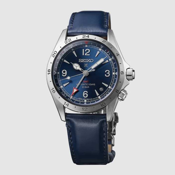 Mens SEIKO Prospex Alpinist Mechanical GMT Watch SPB377J1