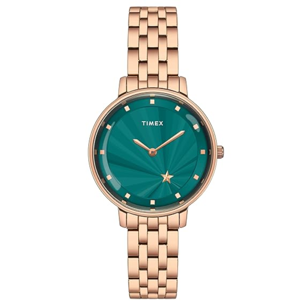 Timex Analog Rose Gold Women Watch TWEL19103