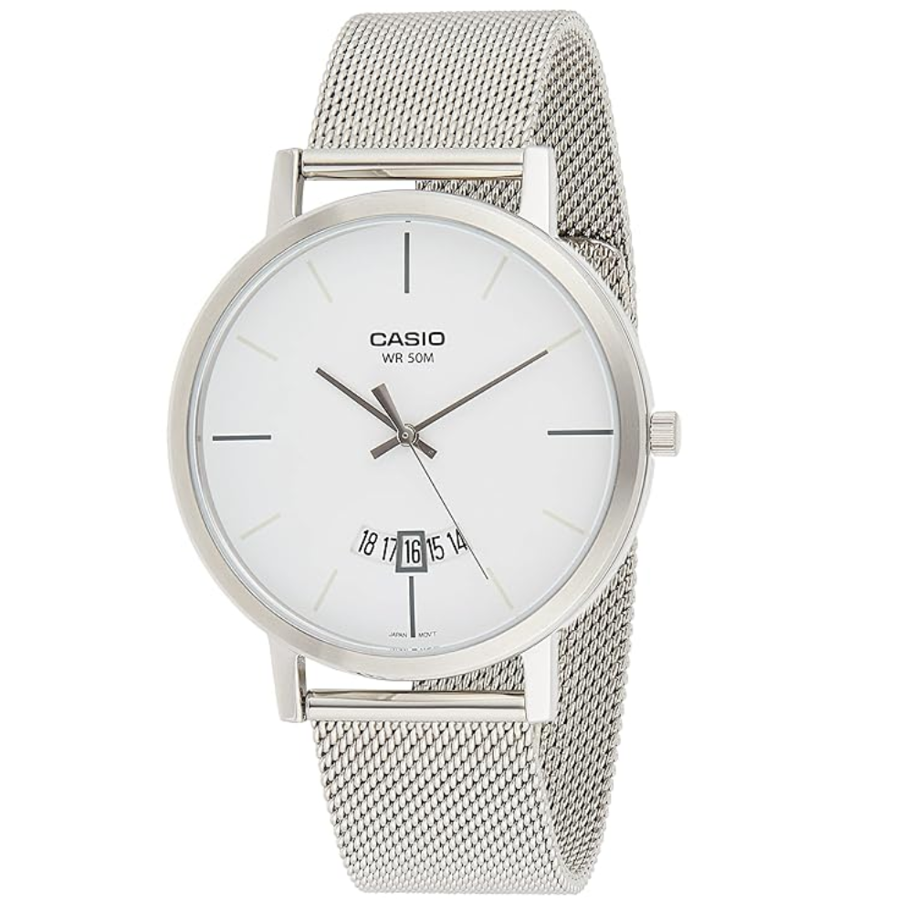 Casio Enticer Analog White Dial Men’s Watch – MTP-B100M-7EVDF (A1873)