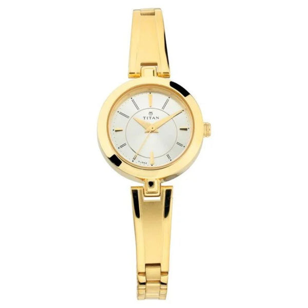 Titan Quartz NN2598YM02 Golden Watch
