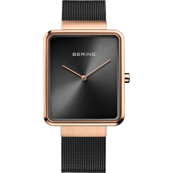Mens Black Analogue Bering Watch 14533-166