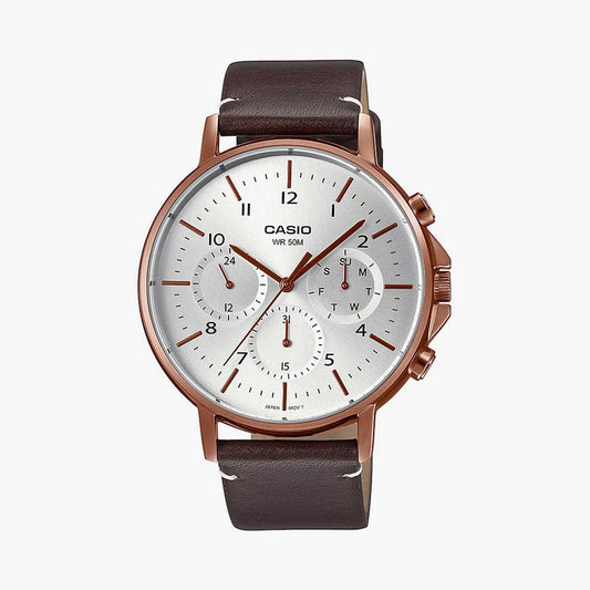 Casio Enticer Analog White Dial Men’s Watch – MTP-E321RL-5AVDF (A1850)